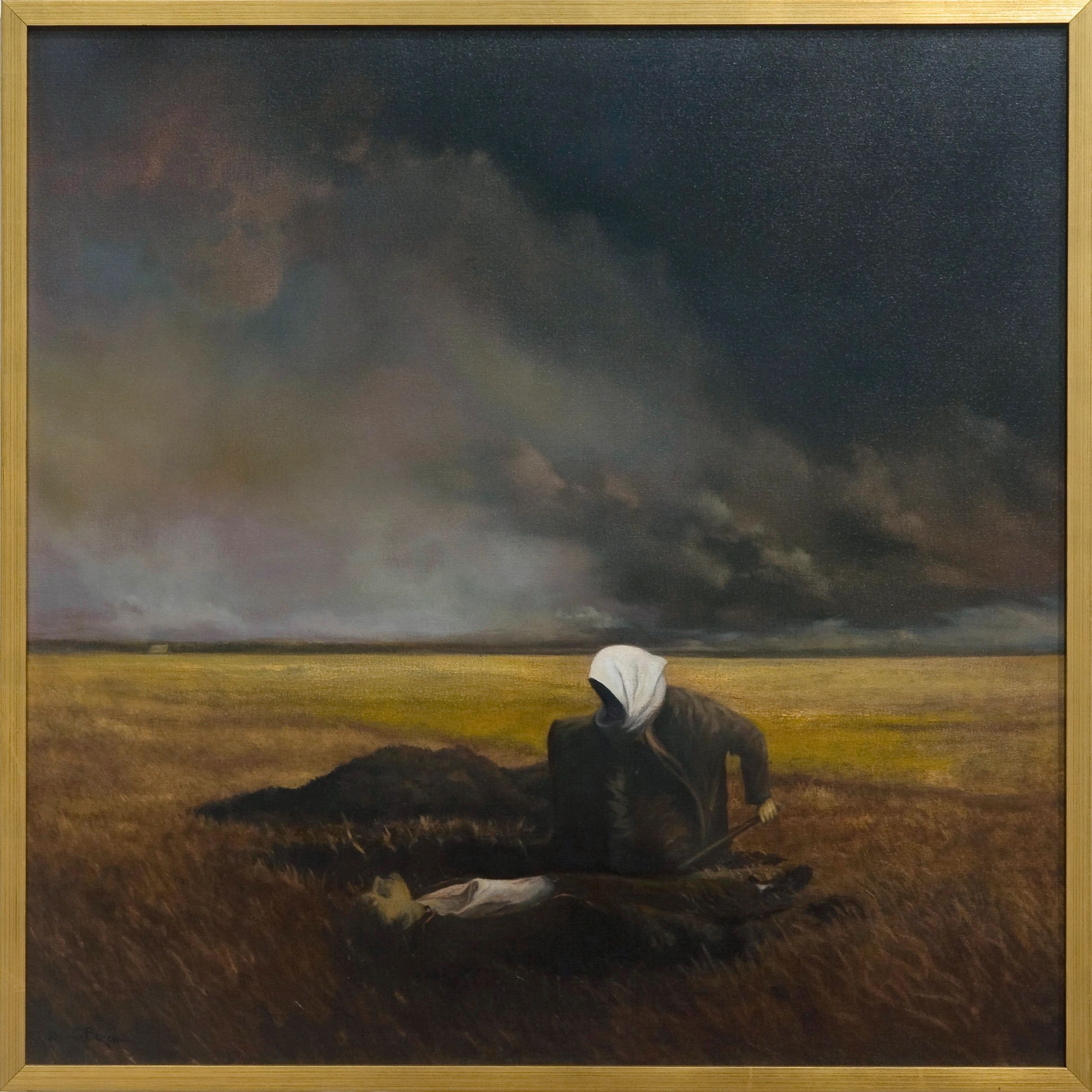 Landscape painting by Christopher Burch, oil on canvas